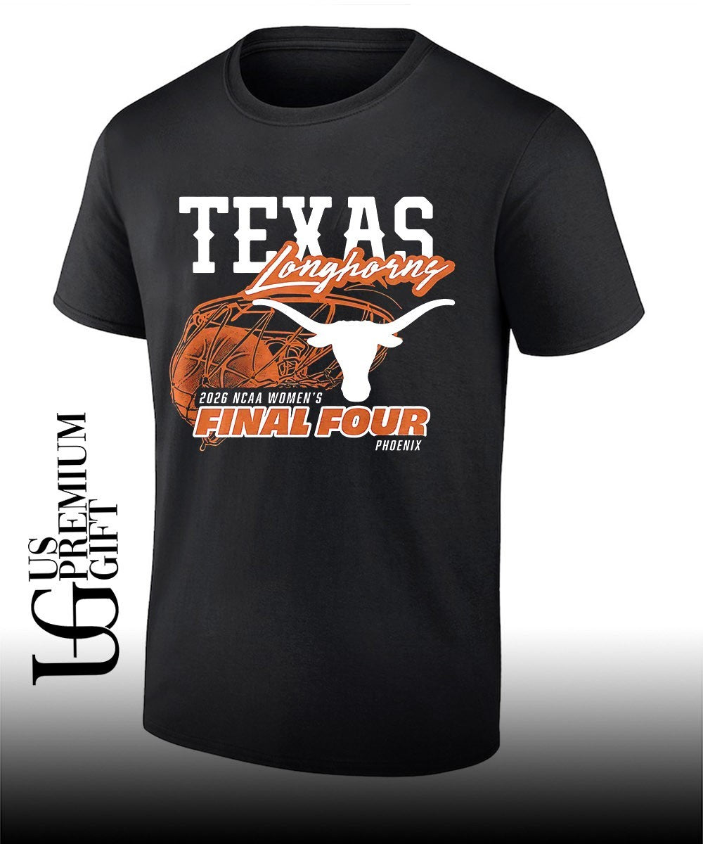 Texas Longhorns 2026 NCAA Womens Final Four shirt Unisex T-shirt, Sweatshirt, Hoodie, Long Sleeve Tee - T-Shirt, Sweatshirt, Hoodie