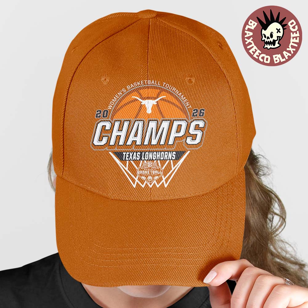 Texas Longhorns Womens Basketball 2026 SEC Tournament Champions Locker Room Orange Cap Hat Snapback - T-Shirt, Sweatshirt, Hoodie