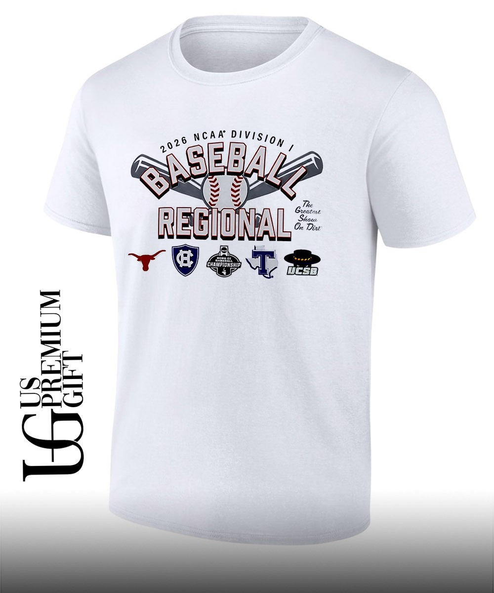 Texas Longhorns and Holy Cross Crusaders and Texas Tech Red Raiders and UCSB 2026 NCAA Division I Baseball Regional Championship shirt - T-Shirt, Sweatshirt, Hoodie
