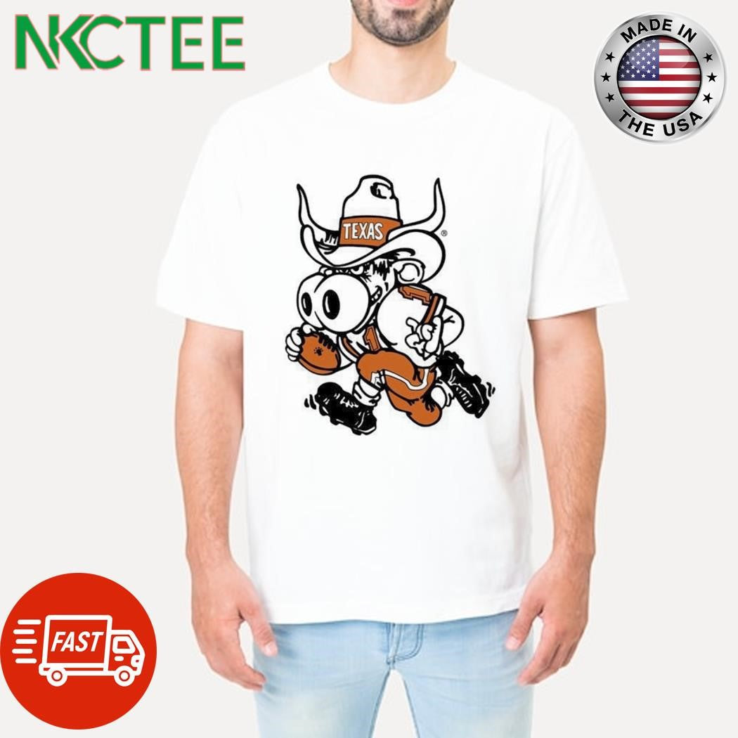 Texas Longhorns logo cartoon shirt Unisex T-shirt, Sweatshirt, Hoodie, Long Sleeve Tee - T-Shirt, Sweatshirt, Hoodie