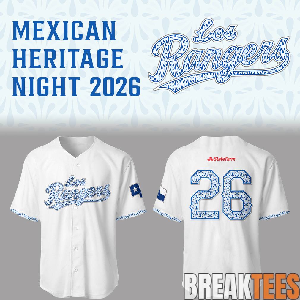 Texas Rangers Mexican Heritage Los Rangers Baseball Jersey Unisex T-shirt, Sweatshirt, Hoodie, Long Sleeve Tee - T-Shirt, Sweatshirt, Hoodie