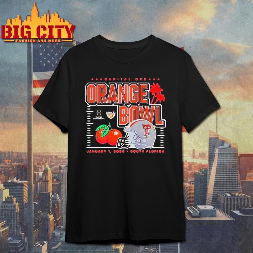 Texas Tech Red Raiders 2026 Capital One Orange Bowl Helmet Shirt Unisex T-shirt, Sweatshirt, Hoodie, Long Sleeve Tee - T-Shirt, Sweatshirt, Hoodie