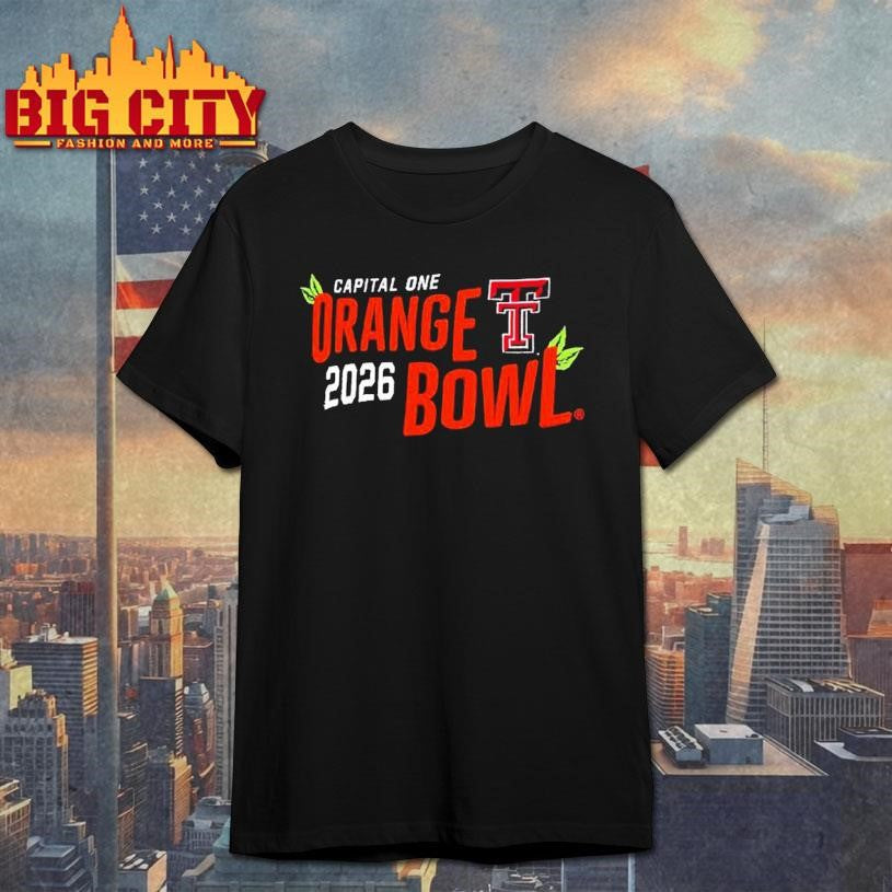 Texas Tech Red Raiders 2026 Capital One Orange Bowl Shirt Unisex T-shirt, Sweatshirt, Hoodie, Long Sleeve Tee - T-Shirt, Sweatshirt, Hoodie