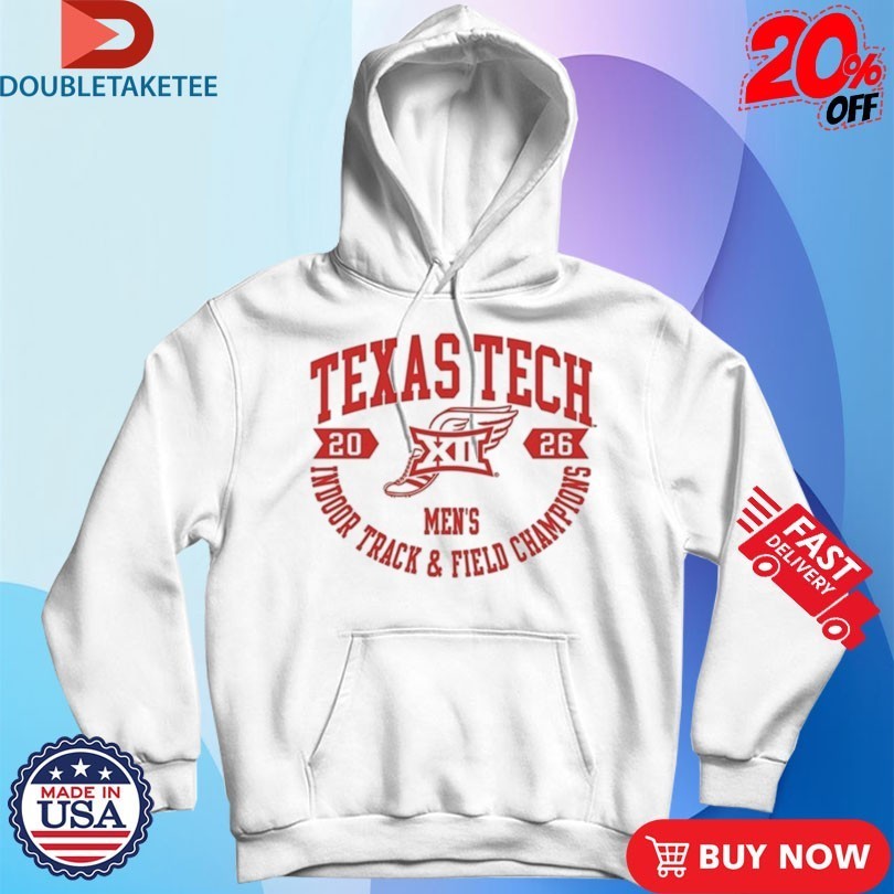 Texas Tech Red Raiders Big 12 2026 Men's Indoor Track - Adult & Kids T-Shirts, Sweatshirts & Hoodies apparel design preview 2