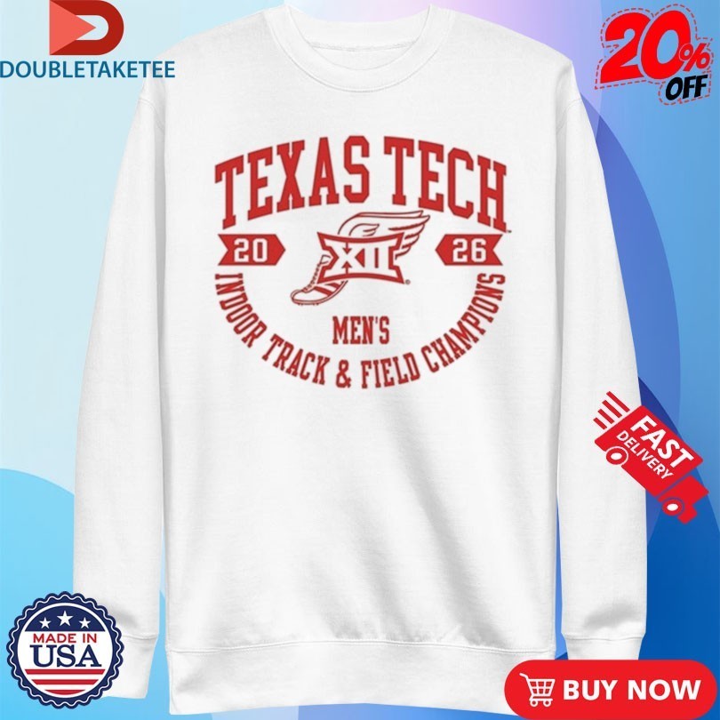 Texas Tech Red Raiders Big 12 2026 Men's Indoor Track - Adult & Kids T-Shirts, Sweatshirts & Hoodies apparel design preview 3