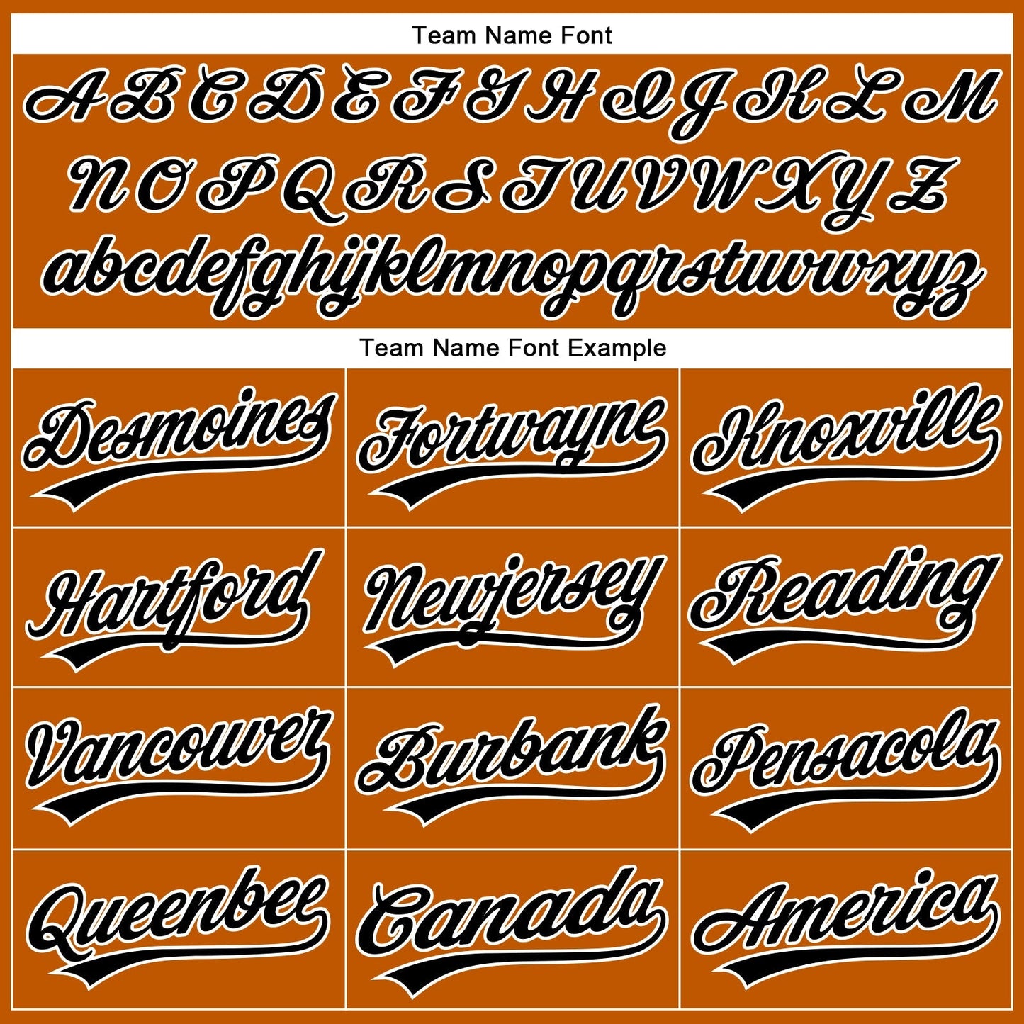 Custom Texas Orange Black-White Authentic Baseball Jersey baseball jersey product view 4