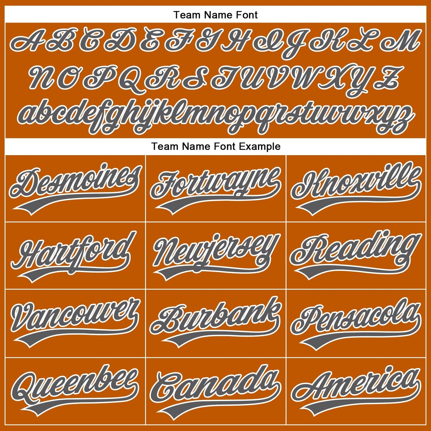 Custom Texas Orange Steel Gray-White Authentic Baseball Jersey baseball jersey product view 4