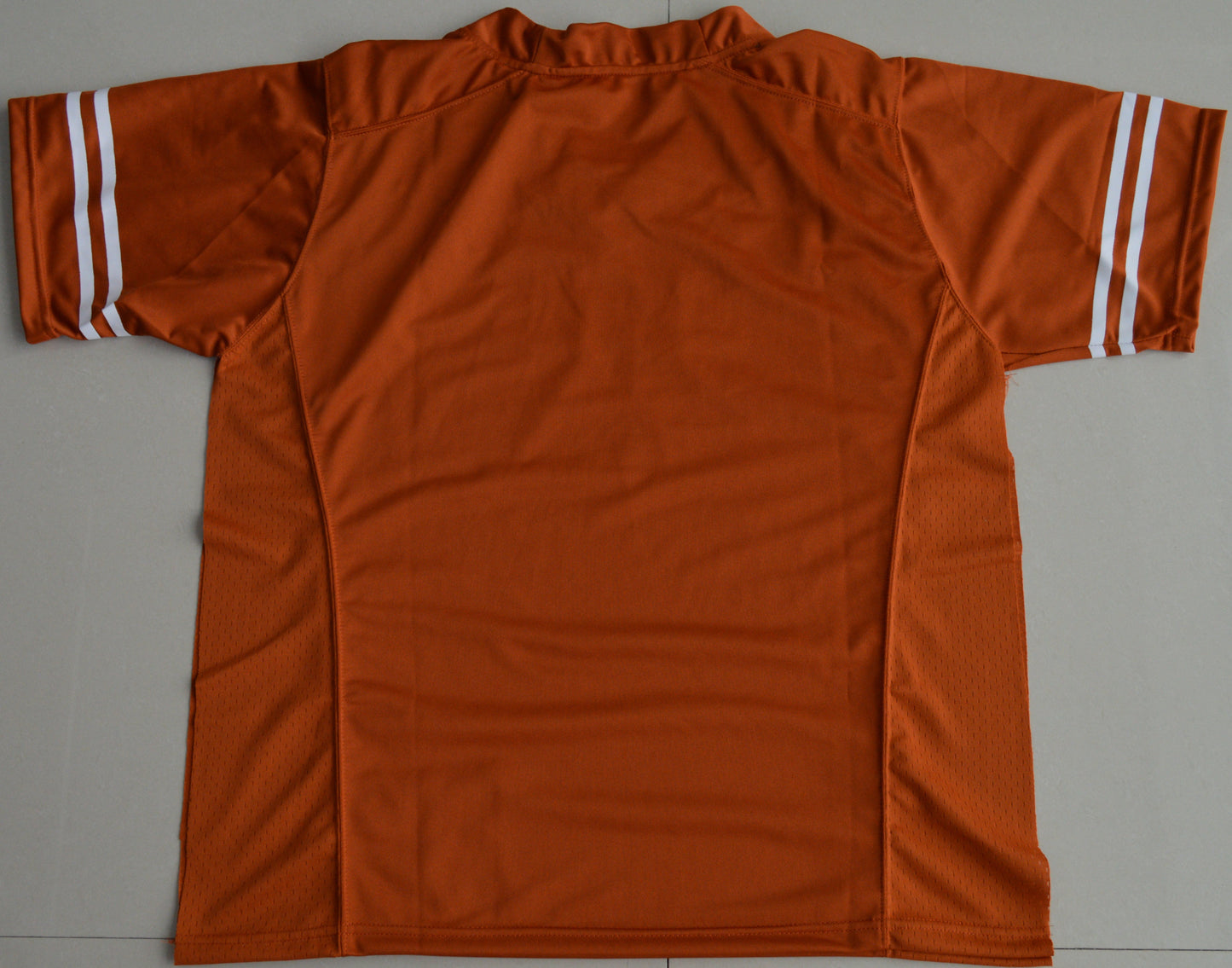 Texas Blank Dark Orange Back College Football Jersey football jersey product view 1