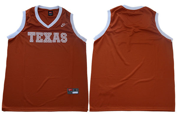 Texas Blank Orange College Football Jersey football jersey product view 1