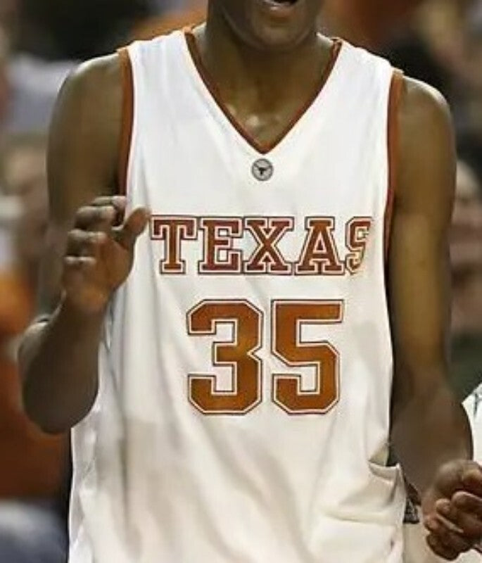 Texas Longhorns 2002-09 Home College Football Jersey football jersey product view 1