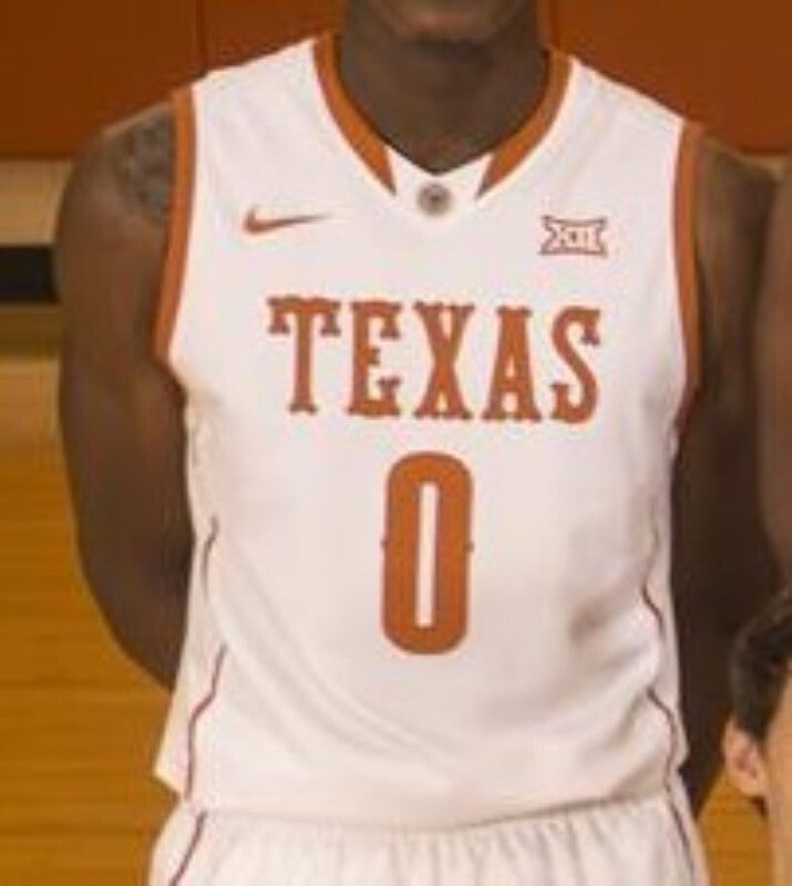 Texas Longhorns 2009-16 Home College Football Jersey football jersey product view 1