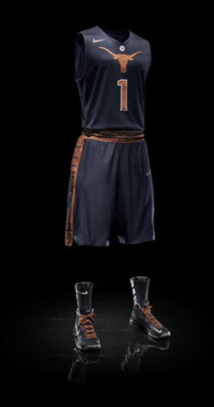 Texas Longhorns 2012-13 Hyper Elite Road College Football Jersey football jersey product view 1