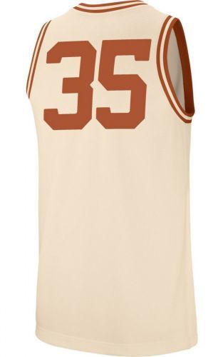 Texas Longhorns 2021-22 Throwback Home Style 1 College Football Jersey football jersey product view 1