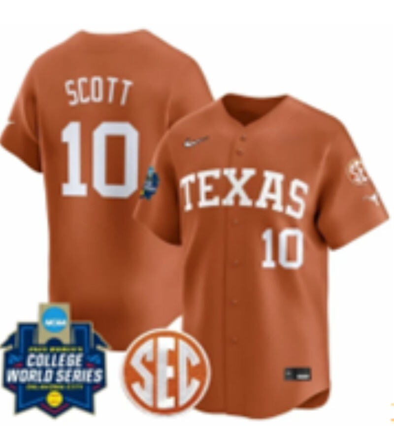 Texas Longhorns ncaa Collaboration Style 11 College Football Jersey football jersey product view 1