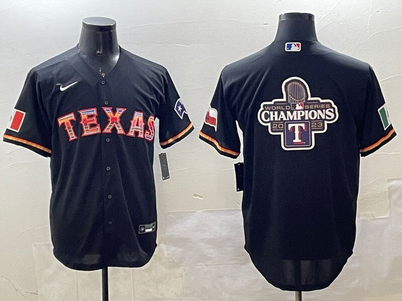 Texas Rangers Rangers Adult Style 1 Baseball Jersey baseball jersey product view 1