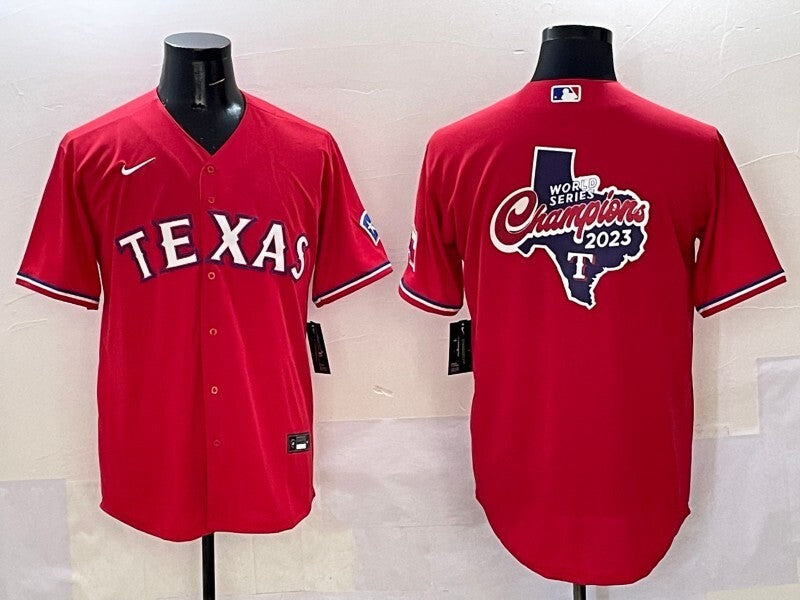 Texas Rangers Rangers Adult Style 15 Baseball Jersey baseball jersey product view 1