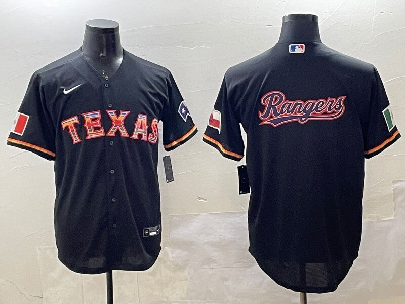 Texas Rangers Rangers Adult Style 2 Baseball Jersey baseball jersey product view 1