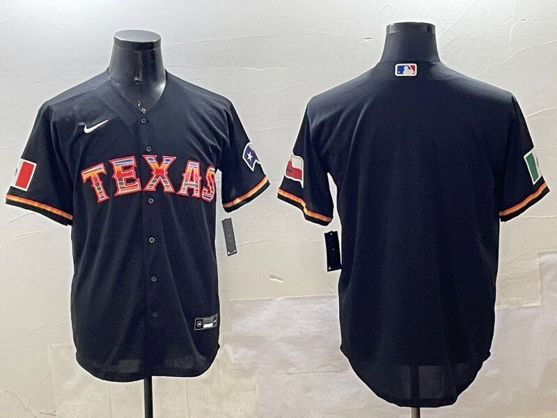 Texas Rangers Rangers Adult Style 4 Baseball Jersey baseball jersey product view 1