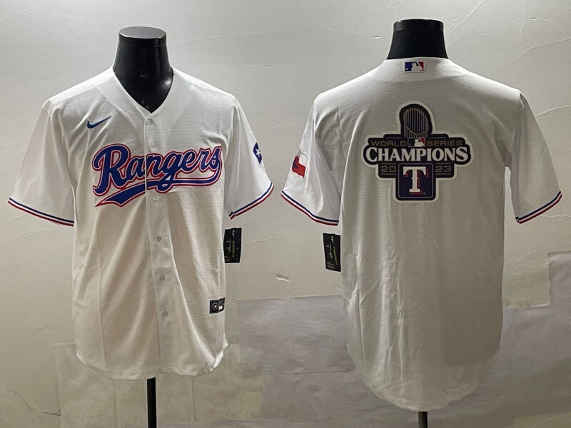 Texas Rangers Rangers Adult Style 5 Baseball Jersey baseball jersey product view 1