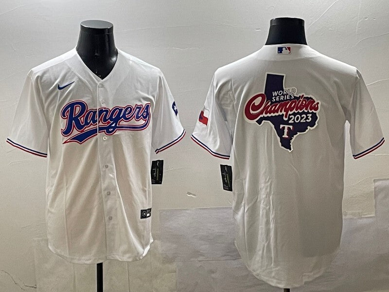 Texas Rangers Rangers Adult Style 7 Baseball Jersey baseball jersey product view 1