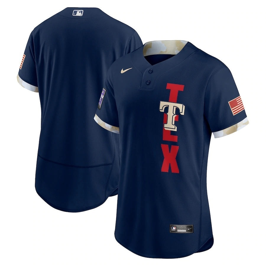 Texas Rangers Style 1 Baseball Jersey baseball jersey product view 1