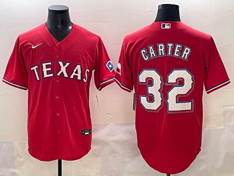 Texas Rangers #32 Evan Carter Rangers Adult Style 2 Baseball Jersey baseball jersey product view 1