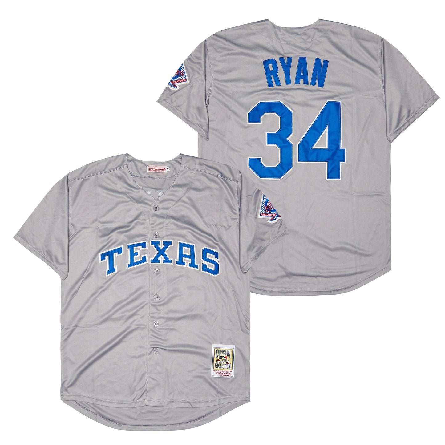 Texas Rangers #34 Nolan Ryan Baseball Jersey baseball jersey product view 1