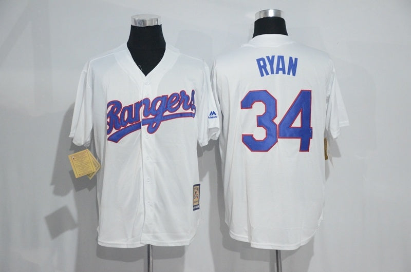 Texas Rangers #34 Style 2 Baseball Jersey baseball jersey product view 1