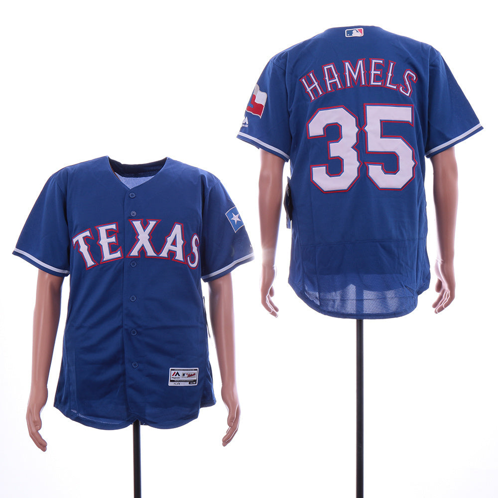 Texas Rangers #35 Style 1 Baseball Jersey baseball jersey product view 1