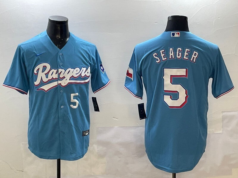 Texas Rangers #5 Corey Seager Fan Edition Style 4 Baseball Jersey baseball jersey product view 1
