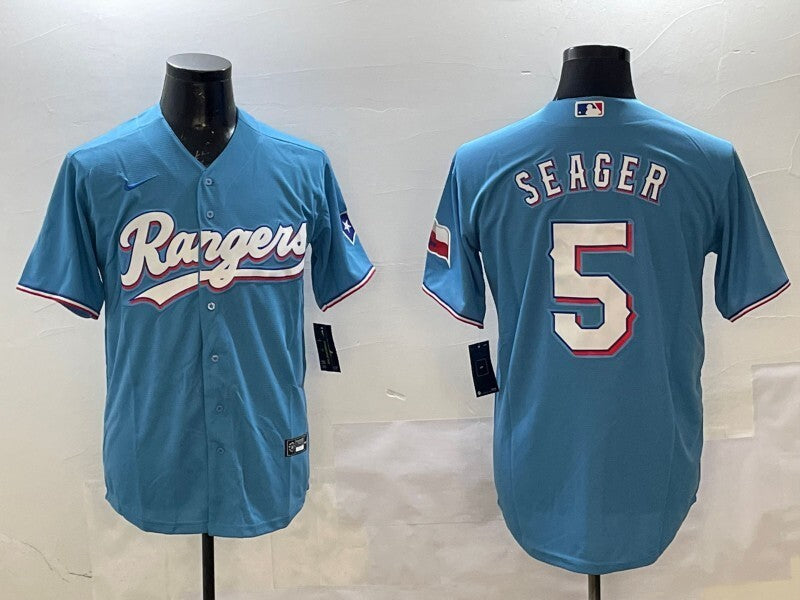 Texas Rangers #5 Corey Seager Fan Edition Style 5 Baseball Jersey baseball jersey product view 1