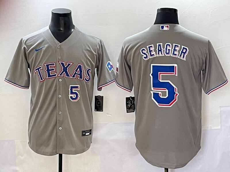 Texas Rangers #5 Corey Seager Rangers Adult Style 1 Baseball Jersey baseball jersey product view 1