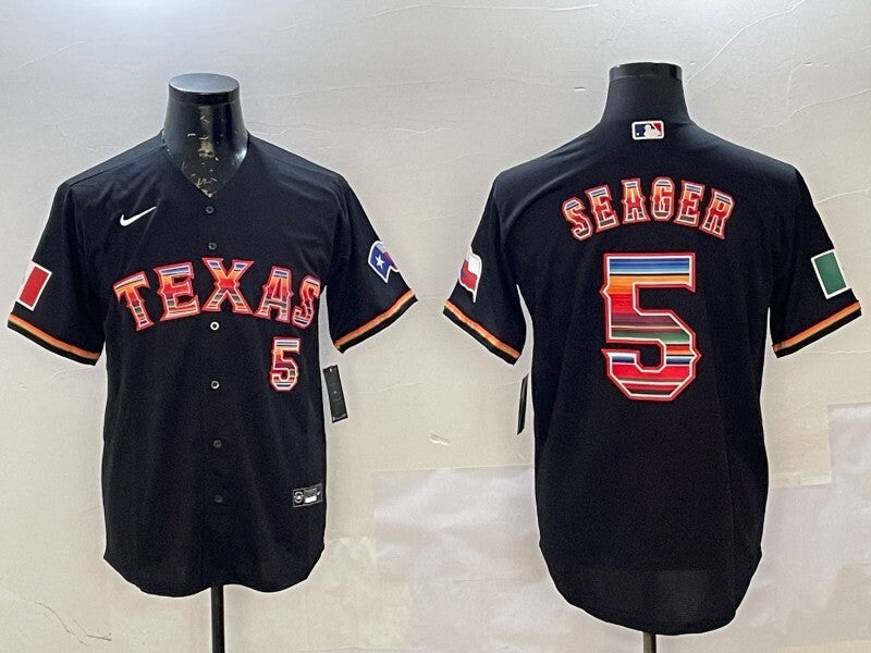 Texas Rangers #5 Corey Seager Rangers Adult Style 4 Baseball Jersey baseball jersey product view 1