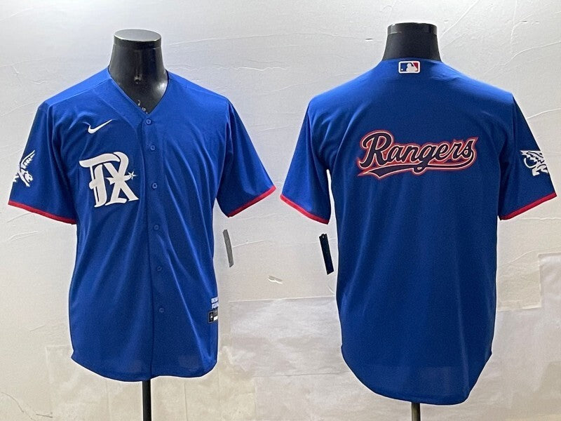 Texas Rangers# Rangers Team Style 3 Baseball Jersey baseball jersey product view 1