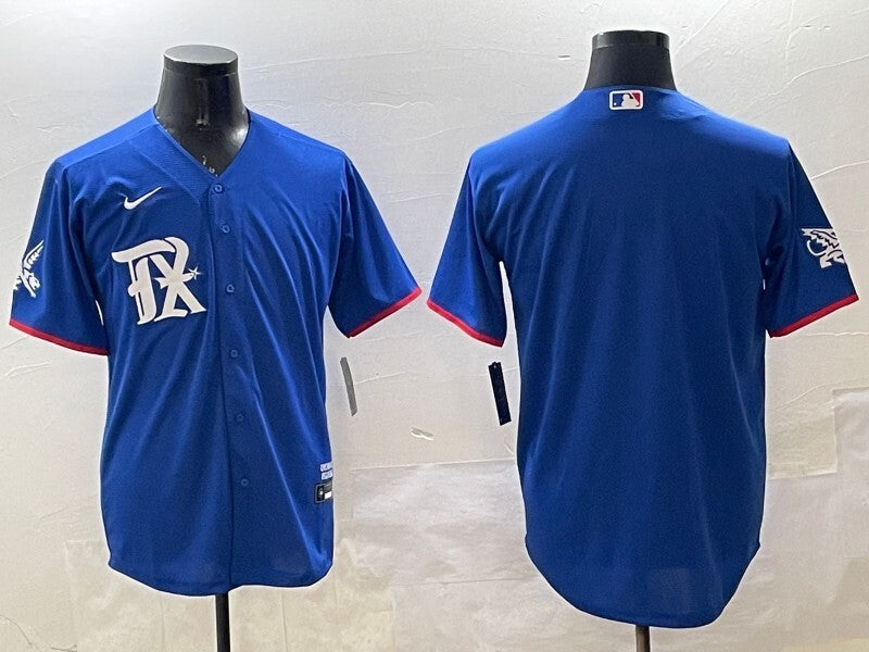 Texas Rangers# Rangers Team Style 4 Baseball Jersey baseball jersey product view 1
