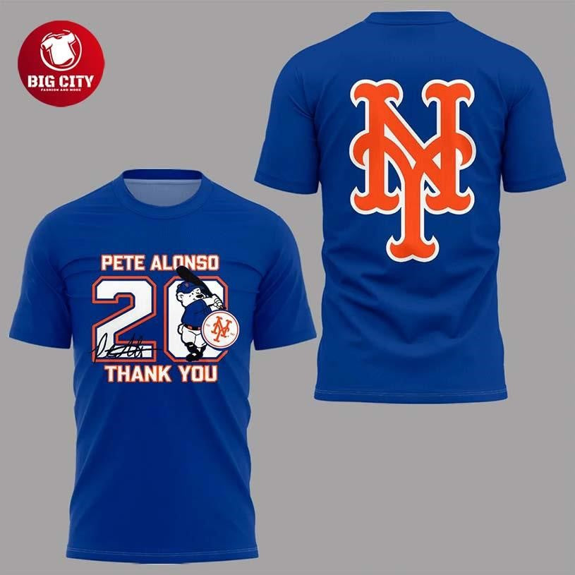 Thank You Pete Alonso Two Sided Shirt Unisex T-shirt, Sweatshirt, Hoodie, Long Sleeve Tee - T-Shirt, Sweatshirt, Hoodie