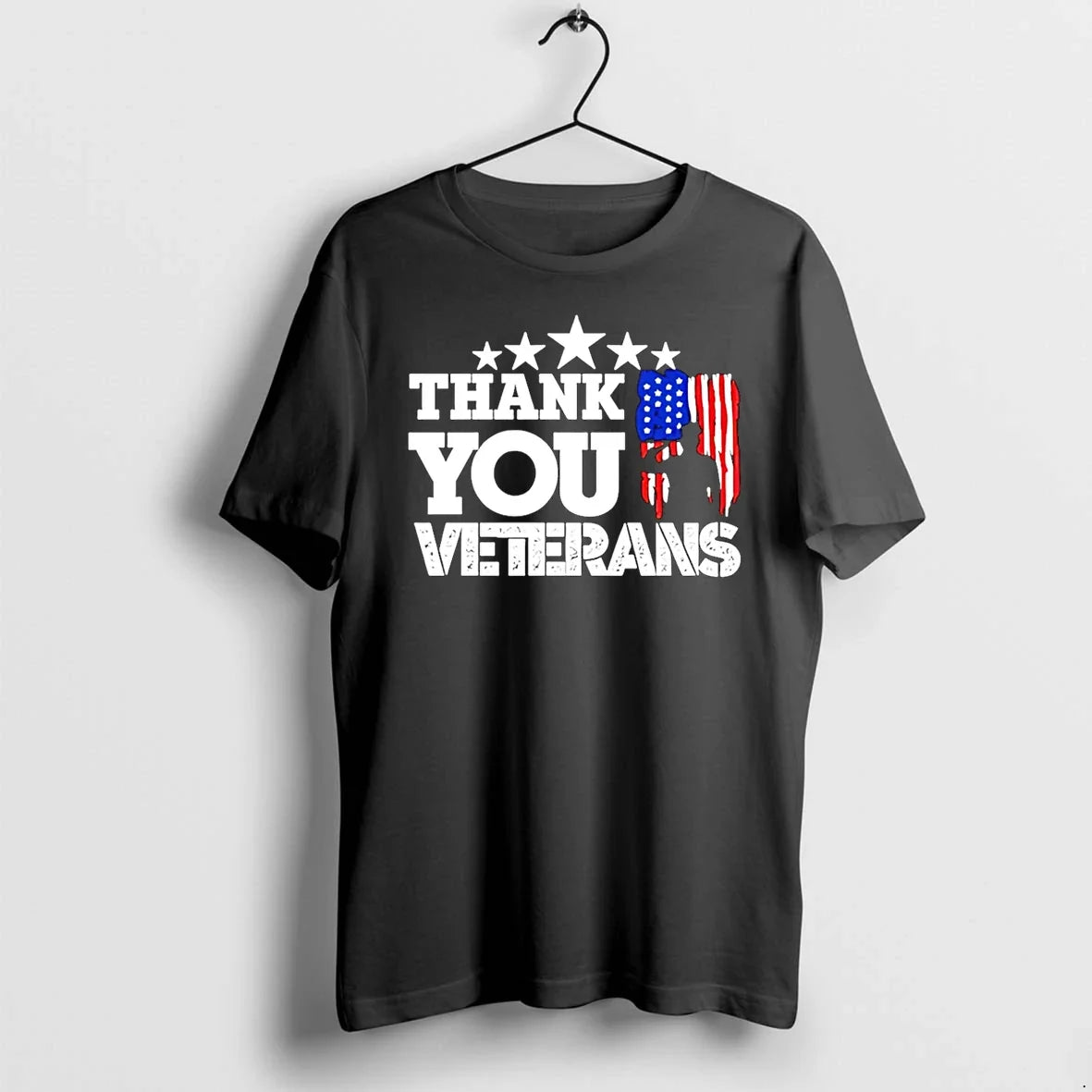 Thank You Veterans 2025 Usa Flag Tshirts Sweater Unisex T-shirt, Sweatshirt, Hoodie, Long Sleeve Tee - T-Shirt, Sweatshirt, Hoodie