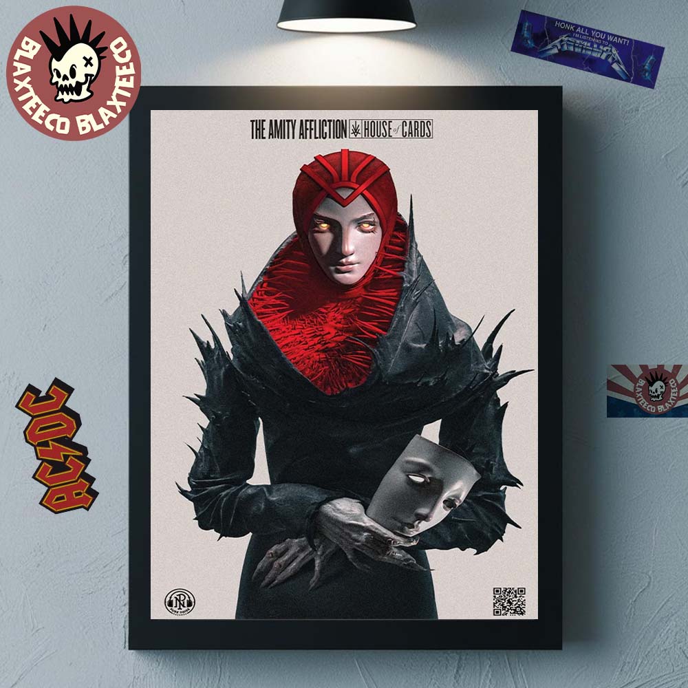 The Amity Affliction House Of Cards Album Cover Art Home Decor Poster Canvas Unisex T-shirt, Sweatshirt, Hoodie, Long Sleeve Tee - T-Shirt, Sweatshirt, Hoodie