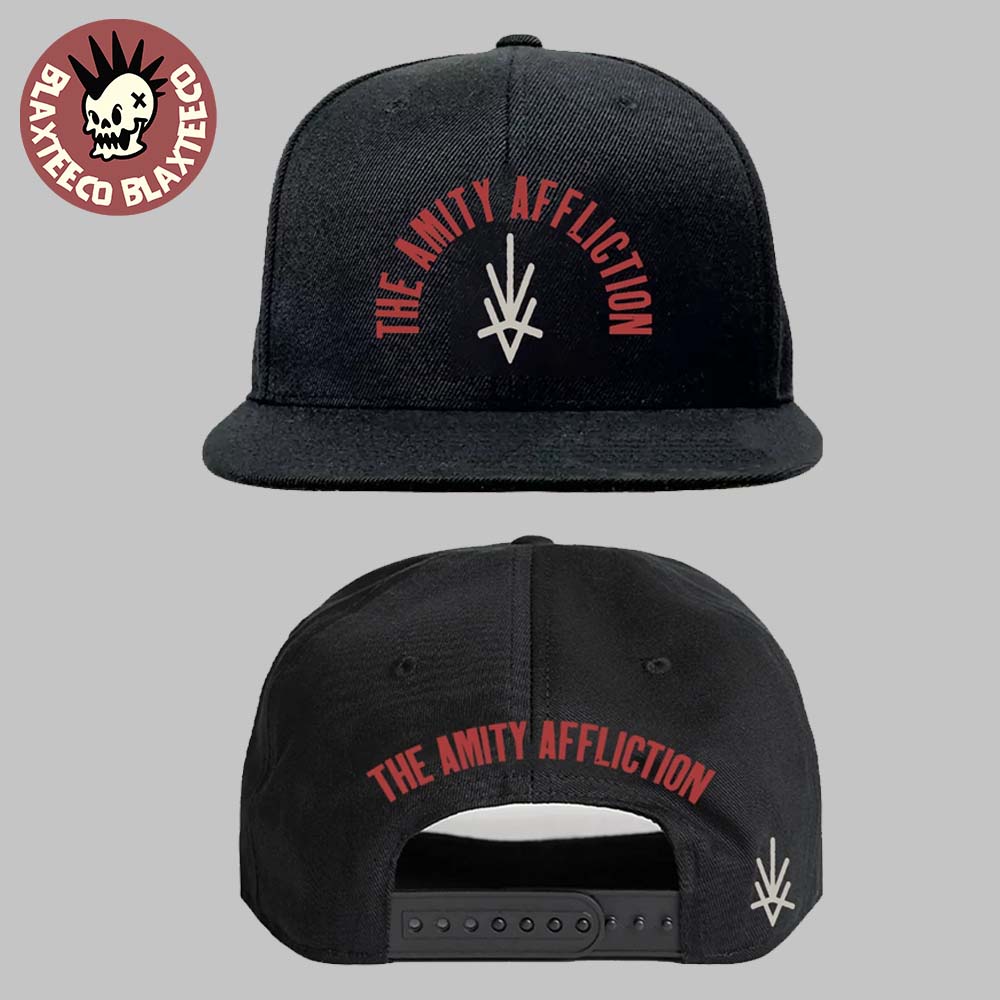 The Amity Affliction House Of Cards Album Merch Logo Snapback Cap Hat Unisex T-shirt, Sweatshirt, Hoodie, Long Sleeve Tee - T-Shirt, Sweatshirt, Hoodie