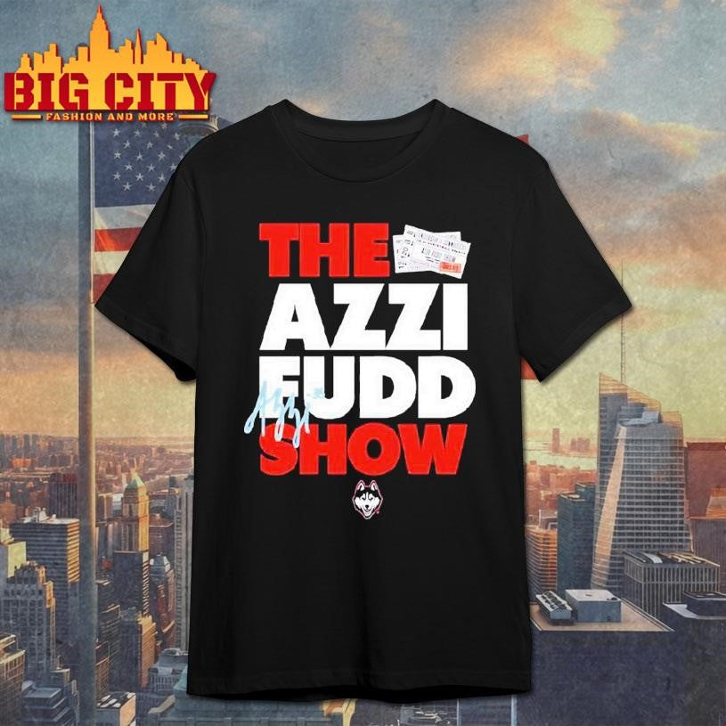 The Azzi Fudd Show Uconn Huskies Logo Shirt Unisex T-shirt, Sweatshirt, Hoodie, Long Sleeve Tee - T-Shirt, Sweatshirt, Hoodie