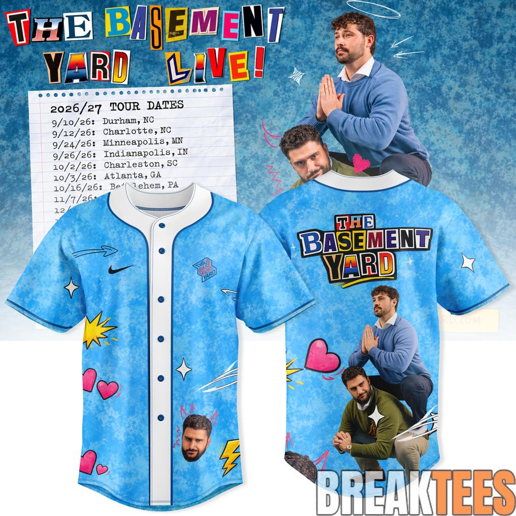The Basement Yard Live 2026 Baseball Jersey Unisex T-shirt, Sweatshirt, Hoodie, Long Sleeve Tee - T-Shirt, Sweatshirt, Hoodie