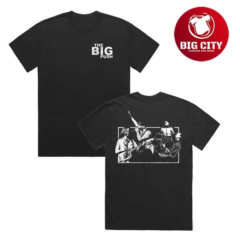 The Big Push Band Busking 2025 Two Sided Shirt Unisex T-shirt, Sweatshirt, Hoodie, Long Sleeve Tee - T-Shirt, Sweatshirt, Hoodie