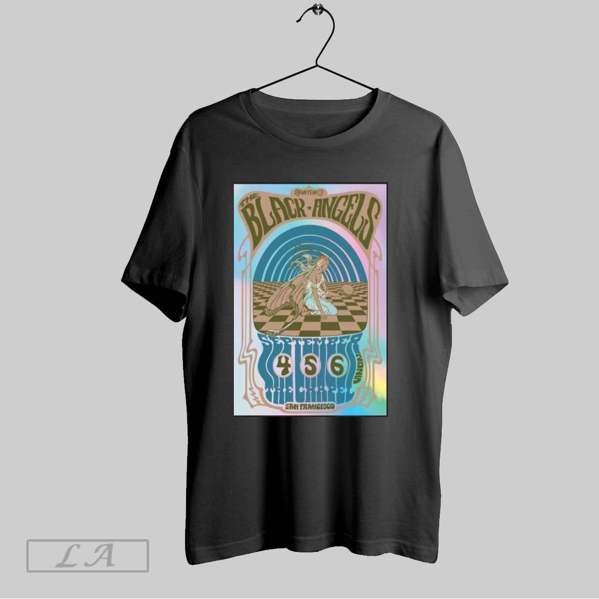 The Black Angels San Francisco Ca September 4 6 2025 Concert Unisex T-shirt, Sweatshirt, Hoodie, Long Sleeve Tee - T-Shirt, Sweatshirt, Hoodie