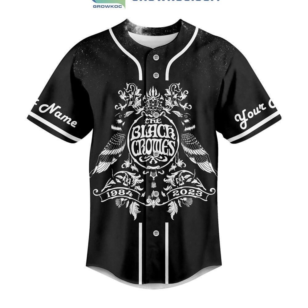 The Black Crowes 1984 2023 Take My Hand Don’t Be Afraid Personalized Baseball Jersey baseball jersey product view 2