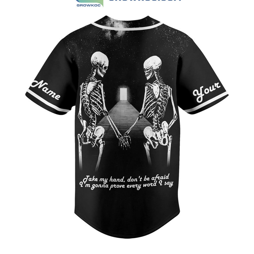 The Black Crowes 1984 2023 Take My Hand Don’t Be Afraid Personalized Baseball Jersey baseball jersey product view 3