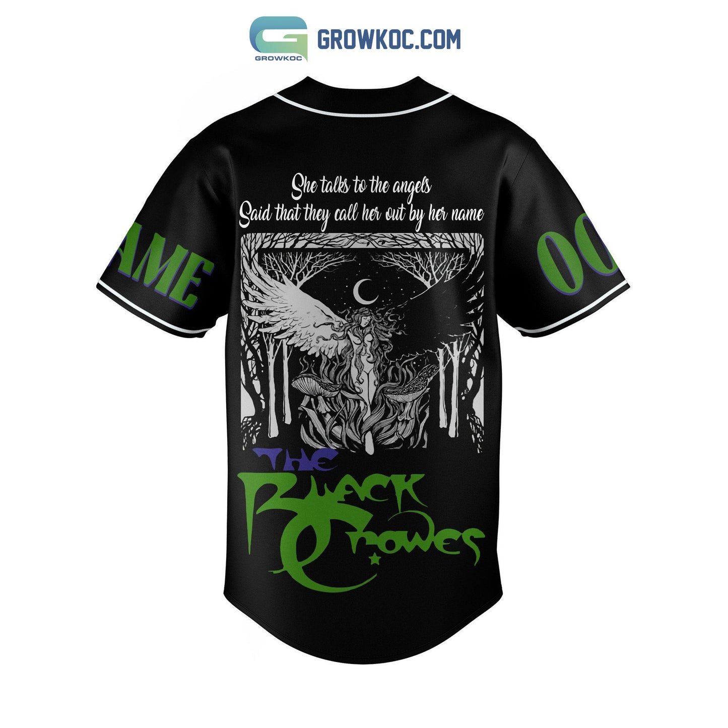 The Black Crowes Remedy Personalized Baseball Jersey baseball jersey product view 2