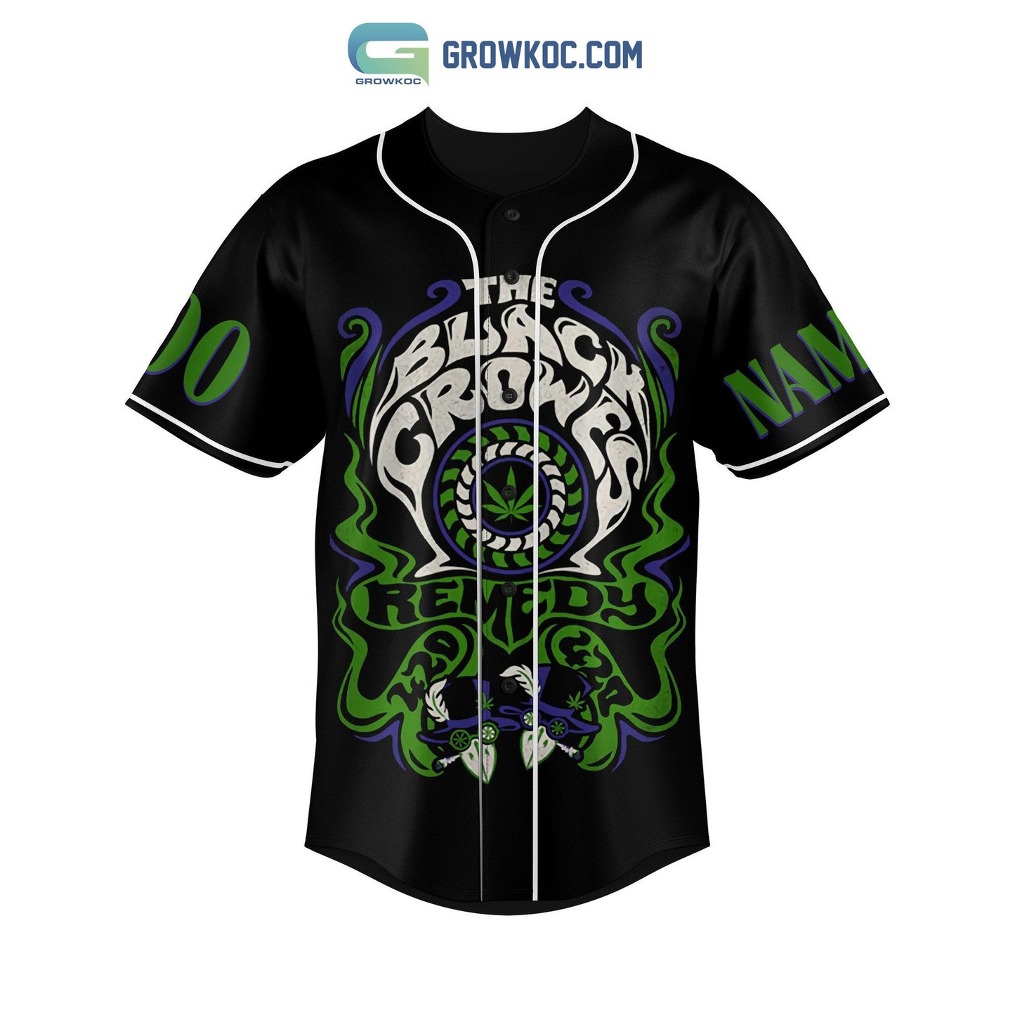 The Black Crowes Remedy Personalized Baseball Jersey baseball jersey product view 3