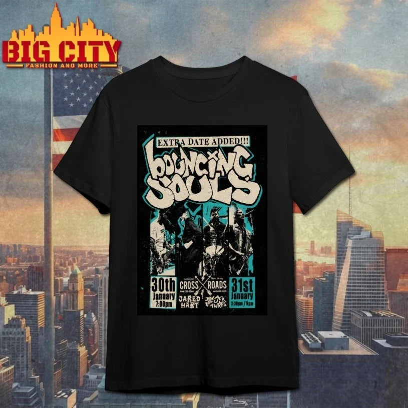 The Bouncing Souls Jan 30-31 2026 Crossroads In Garwood NJ Poster shirt Unisex T-shirt, Sweatshirt, Hoodie, Long Sleeve Tee - T-Shirt, Sweatshirt, Hoodie