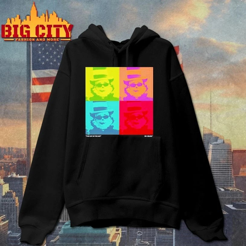 The Cat in Hat Signature Collection Portrait Color - Adult & Kids T-Shirts, Sweatshirts & Hoodies apparel design preview 2