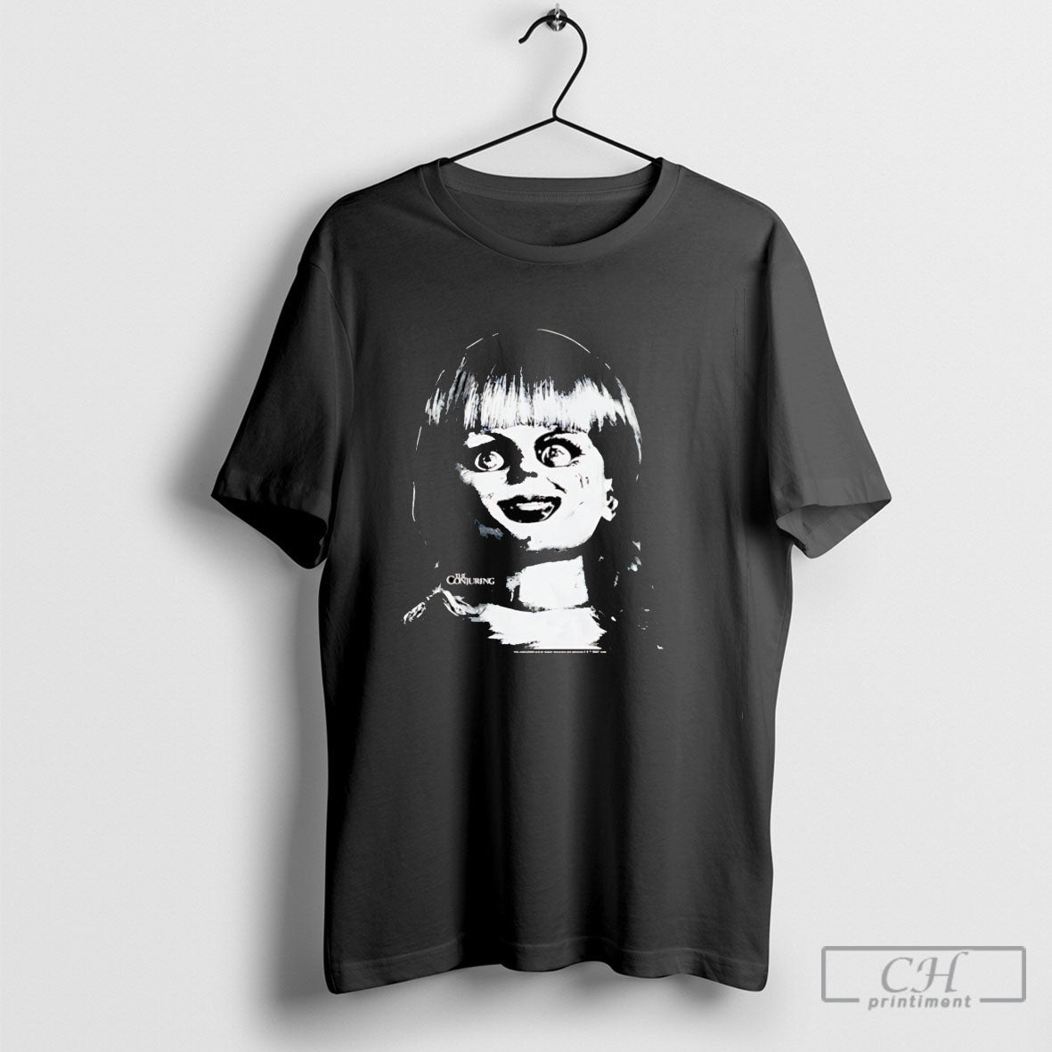 The Conjuring Last Rites Annabelle Face T Shirt Unisex T-shirt, Sweatshirt, Hoodie, Long Sleeve Tee - T-Shirt, Sweatshirt, Hoodie